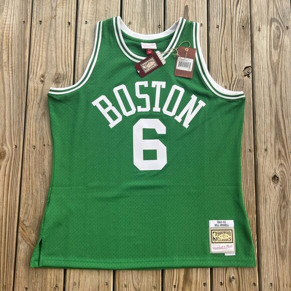 Mitchell & Ness NBA Swingman Jersey Boston Celtics Bill Russell 1962 Men’s XL - Picture 1 of 9